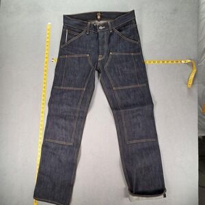 Brave Star Selvage Double Knee Jeans Mens 30x31 Raw Cone Heavy Denim USA